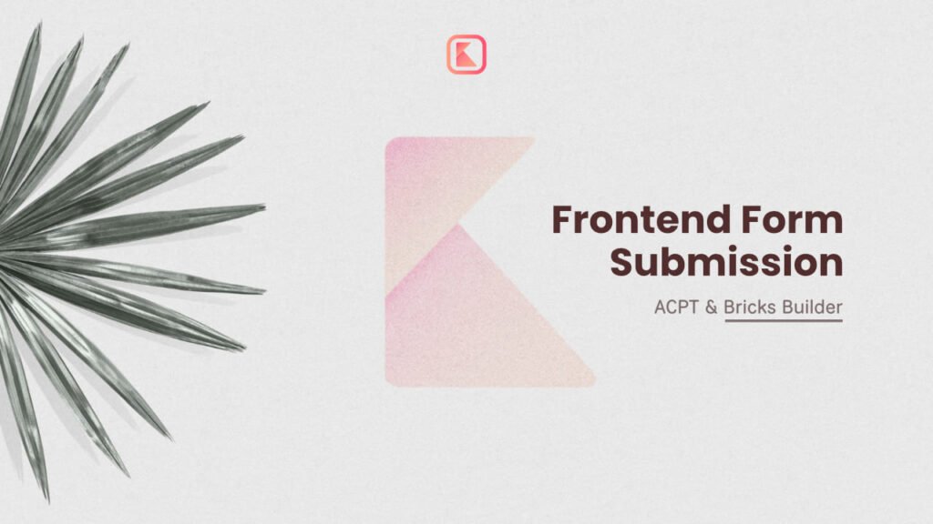 Frontend Form Submission ACPT