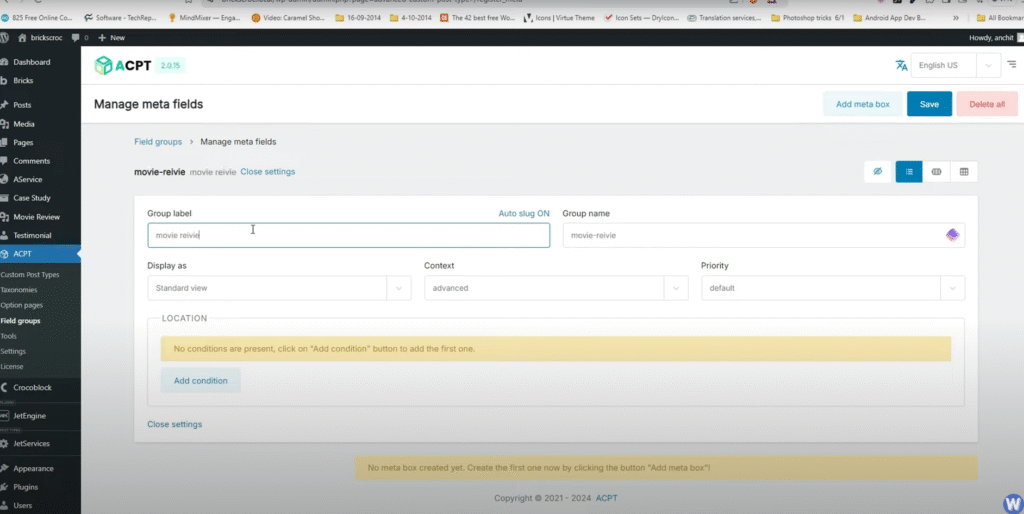 Adding Meta Fields To custom post type