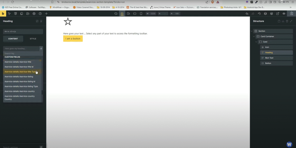 Calling Dynamic Data Bricks Builder